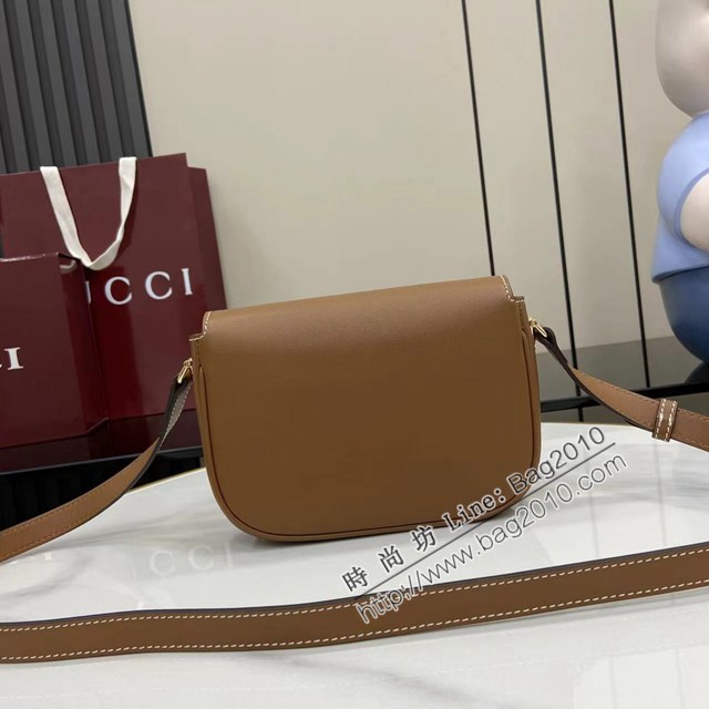 Gucci專櫃古馳最新款Horsebit 1955系列迷你肩背包單肩斜挎女包 jh2891型號：815205